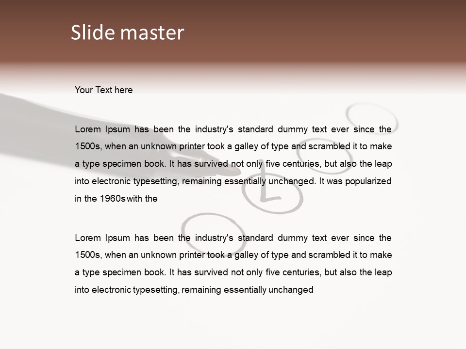 Level Drawing Choice PowerPoint Template