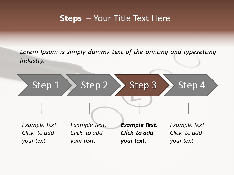 Level Drawing Choice PowerPoint Template