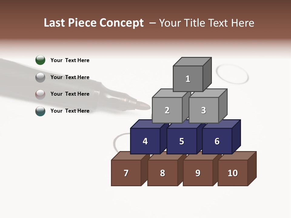 Level Drawing Choice PowerPoint Template