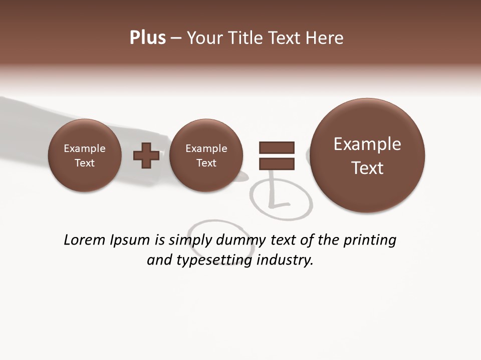 Level Drawing Choice PowerPoint Template