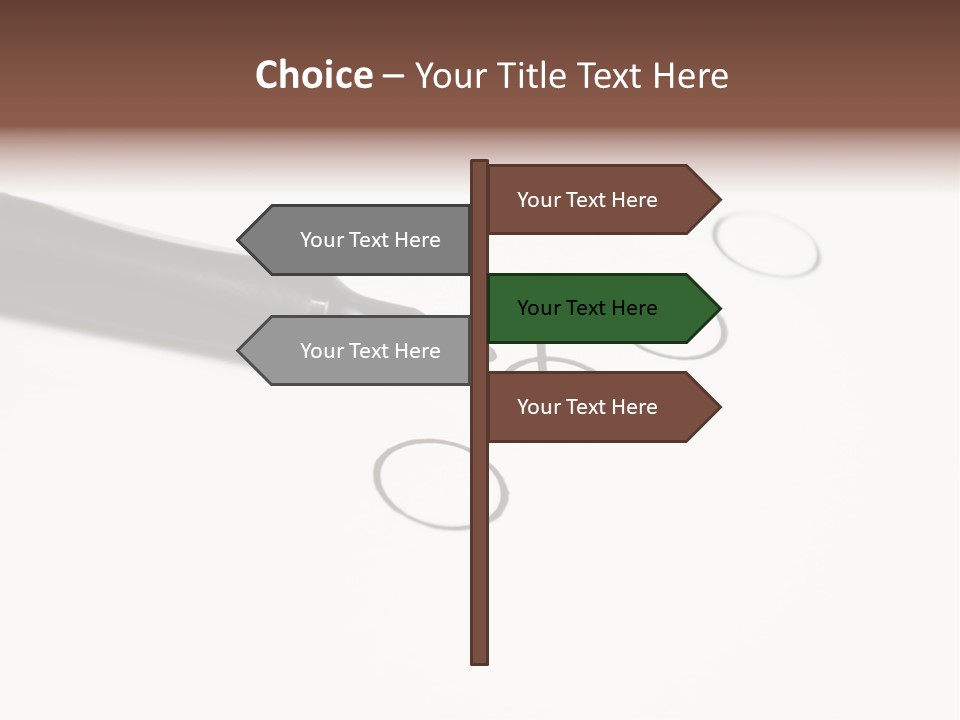 Level Drawing Choice PowerPoint Template