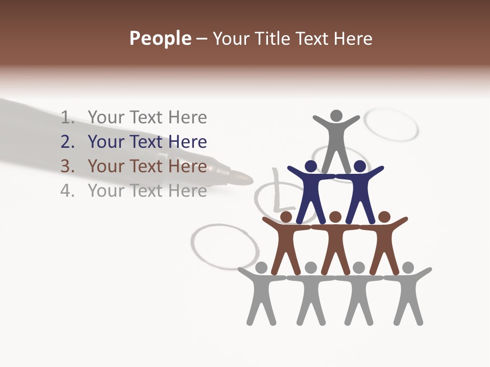 Level Drawing Choice PowerPoint Template
