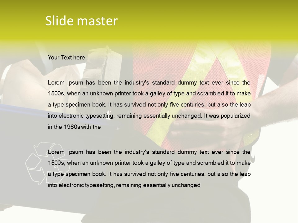 Orange Verdure Sky PowerPoint Template