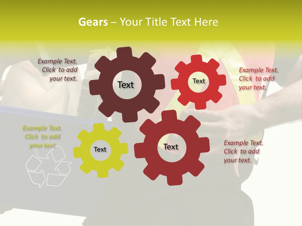 Orange Verdure Sky PowerPoint Template