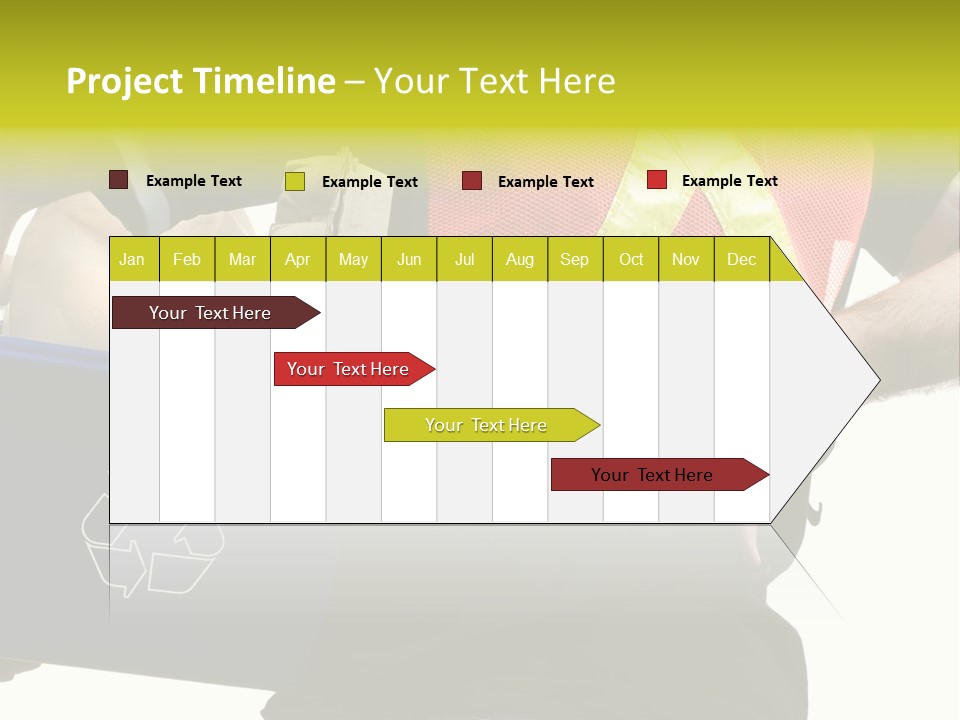 Orange Verdure Sky PowerPoint Template