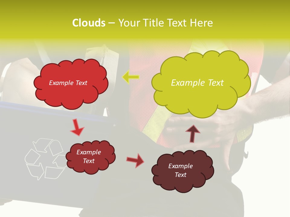 Orange Verdure Sky PowerPoint Template