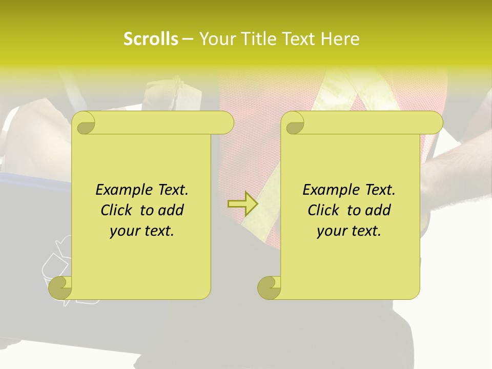 Orange Verdure Sky PowerPoint Template