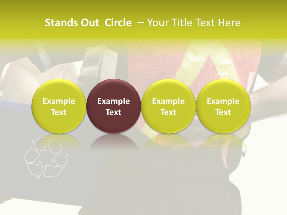 Orange Verdure Sky PowerPoint Template