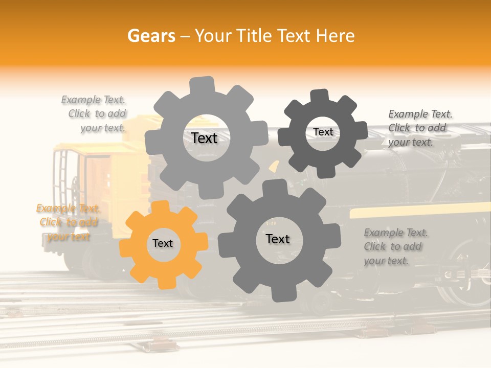 Set Vehicle Miniature PowerPoint Template