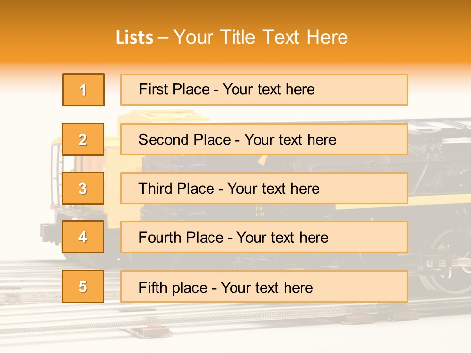 Set Vehicle Miniature PowerPoint Template