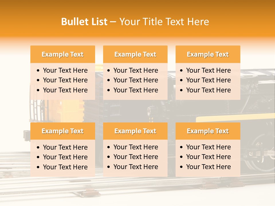Set Vehicle Miniature PowerPoint Template