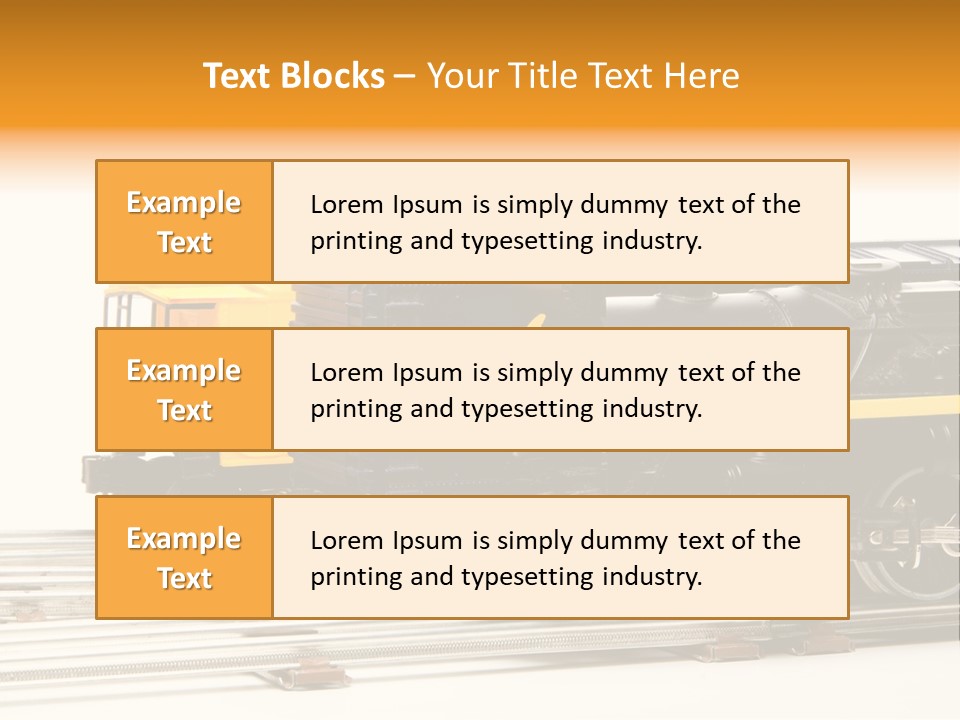 Set Vehicle Miniature PowerPoint Template