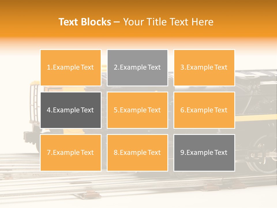 Set Vehicle Miniature PowerPoint Template