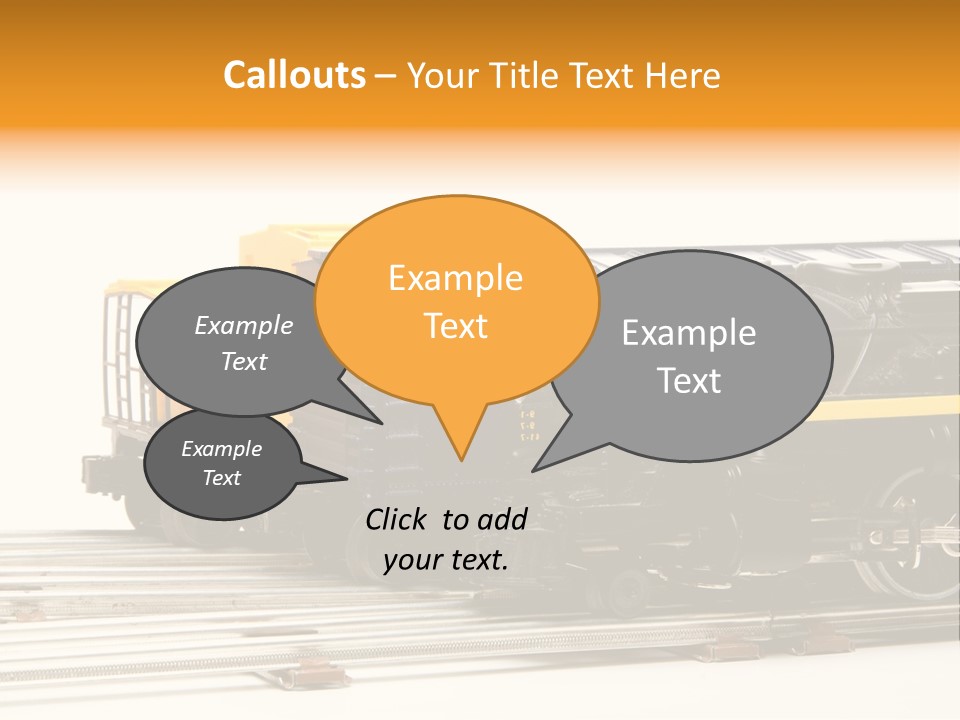 Set Vehicle Miniature PowerPoint Template