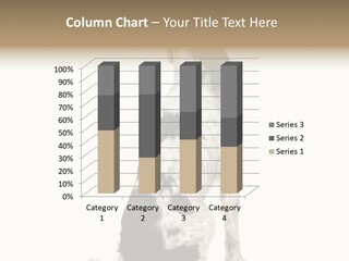 White Hunter Gundog PowerPoint Template