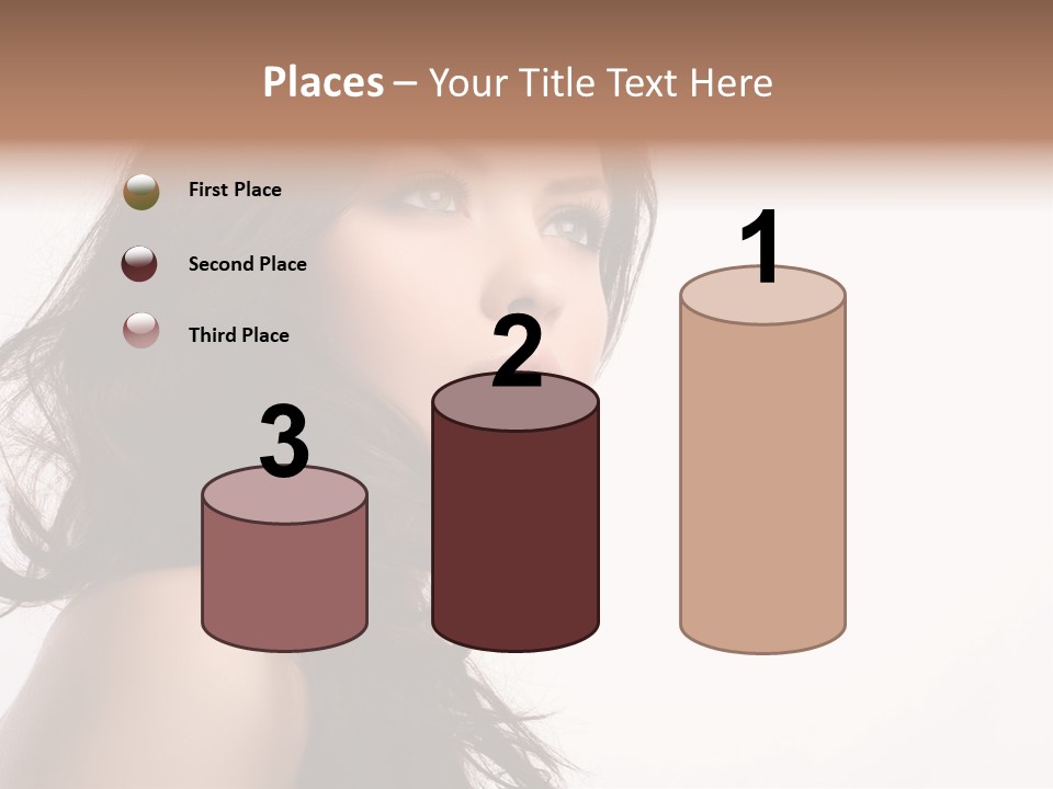 Glamour Temptation Haircare PowerPoint Template
