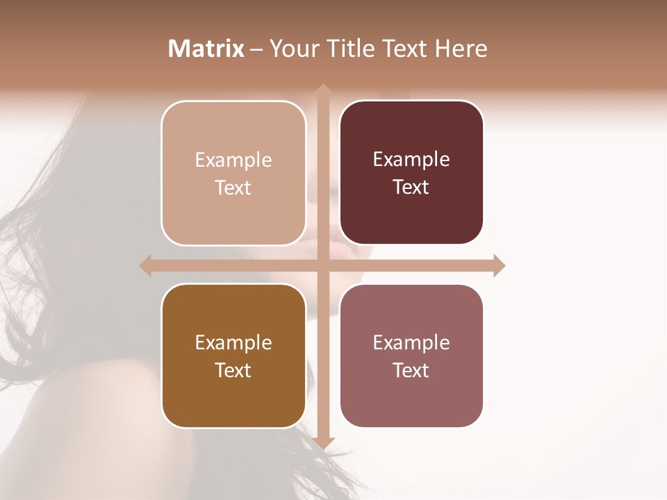 Glamour Temptation Haircare PowerPoint Template