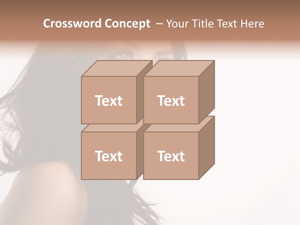 Glamour Temptation Haircare PowerPoint Template