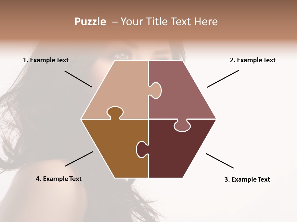 Glamour Temptation Haircare PowerPoint Template