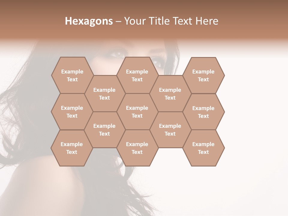 Glamour Temptation Haircare PowerPoint Template