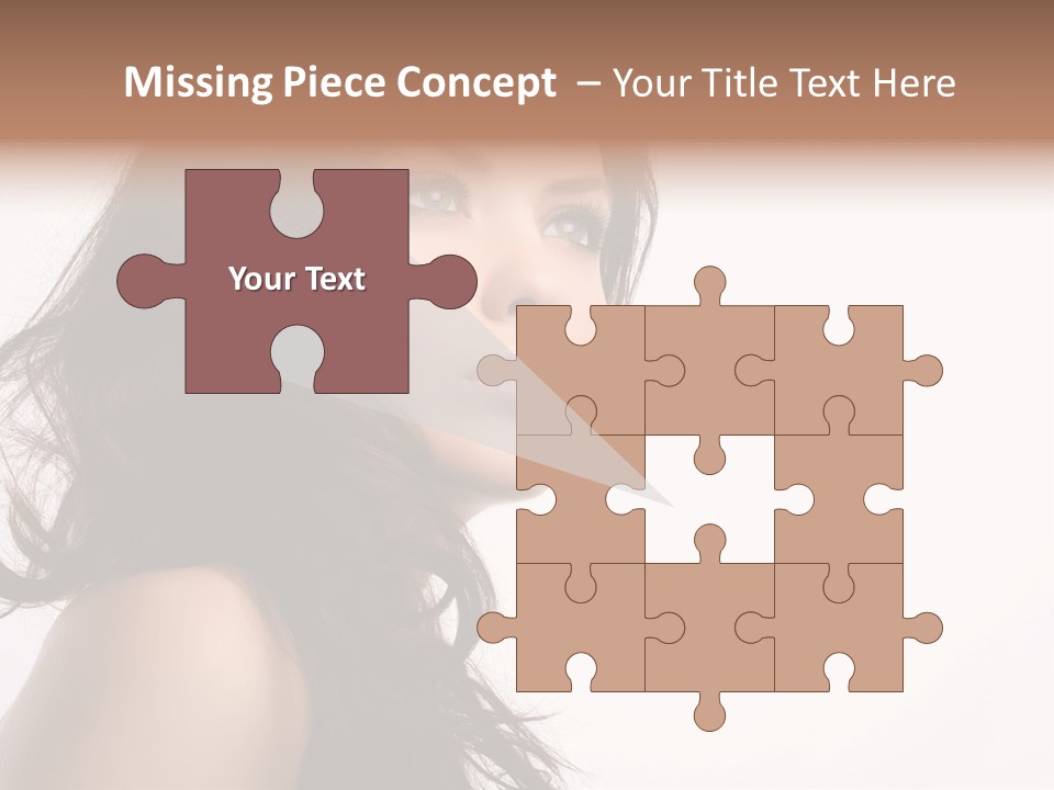 Glamour Temptation Haircare PowerPoint Template