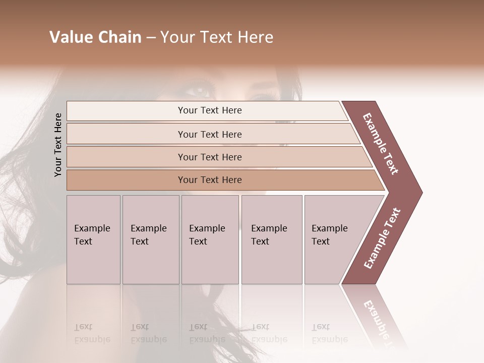 Glamour Temptation Haircare PowerPoint Template