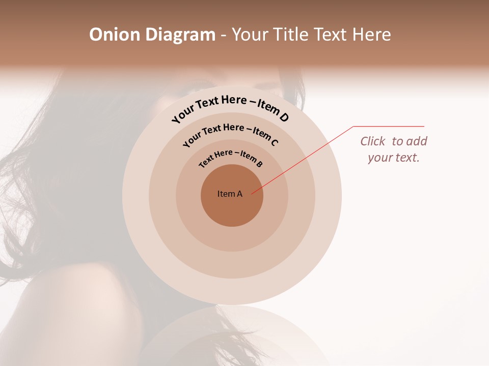 Glamour Temptation Haircare PowerPoint Template