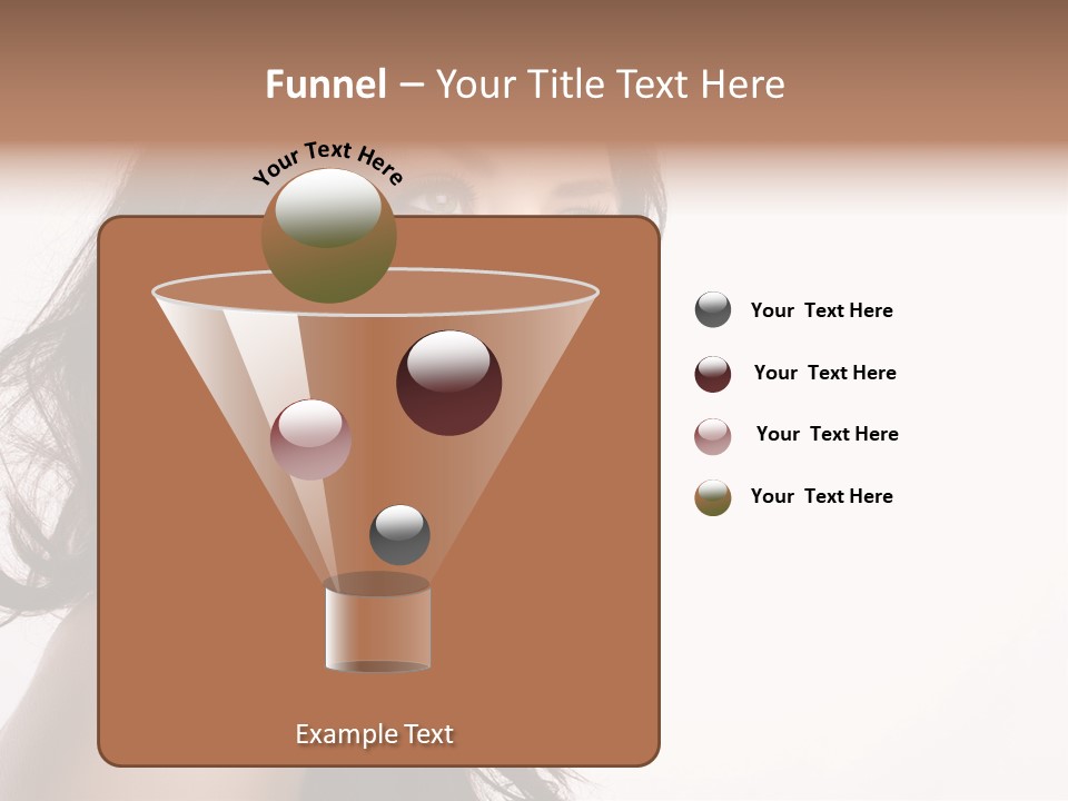 Glamour Temptation Haircare PowerPoint Template