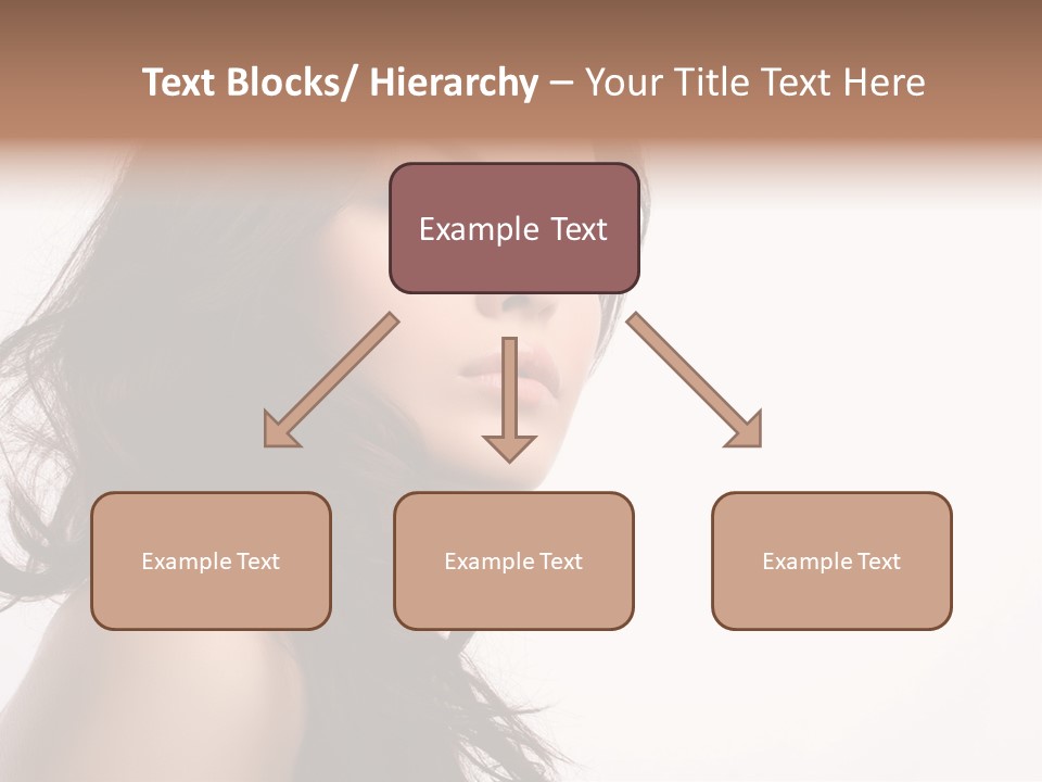 Glamour Temptation Haircare PowerPoint Template