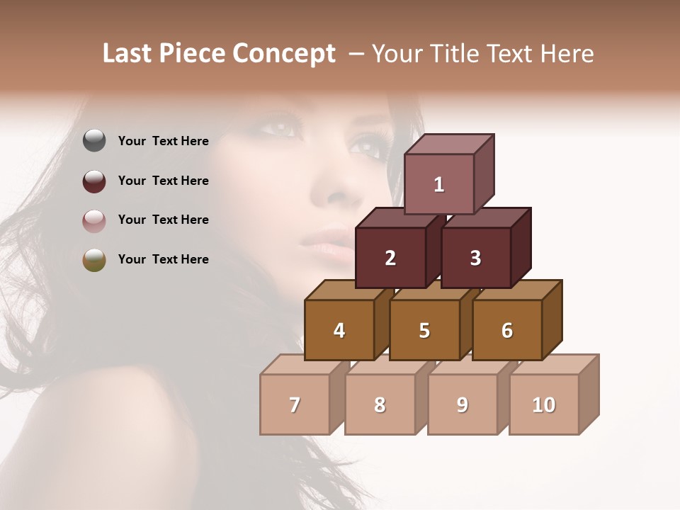 Glamour Temptation Haircare PowerPoint Template