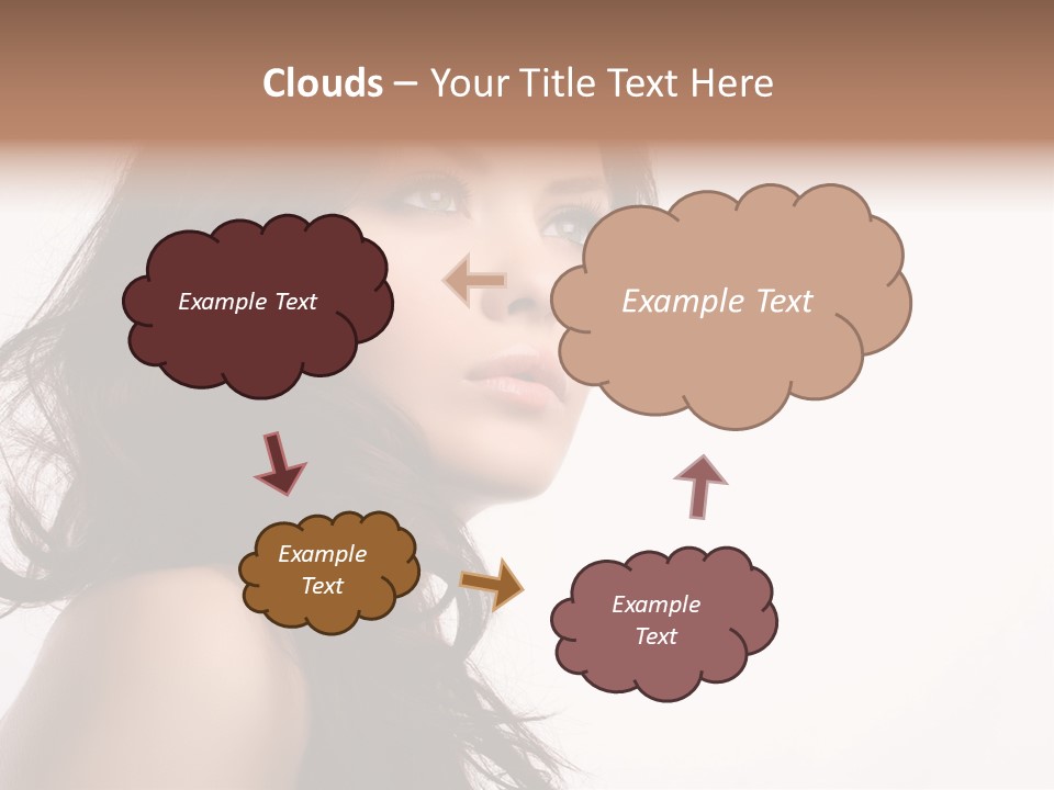 Glamour Temptation Haircare PowerPoint Template