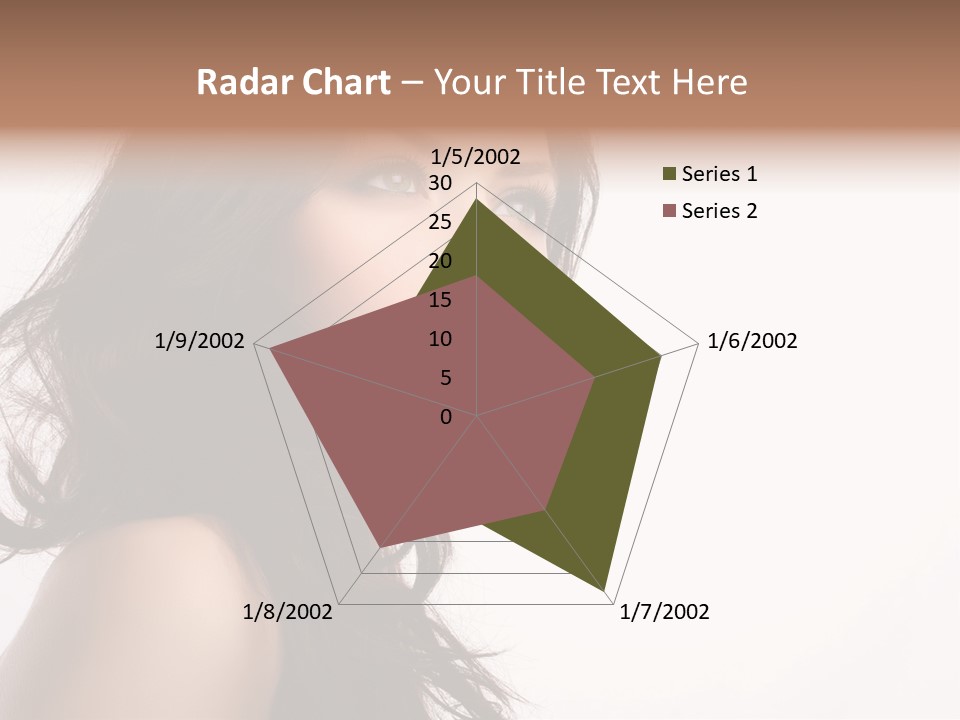 Glamour Temptation Haircare PowerPoint Template