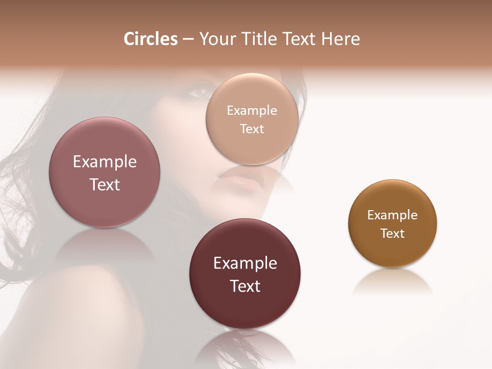 Glamour Temptation Haircare PowerPoint Template