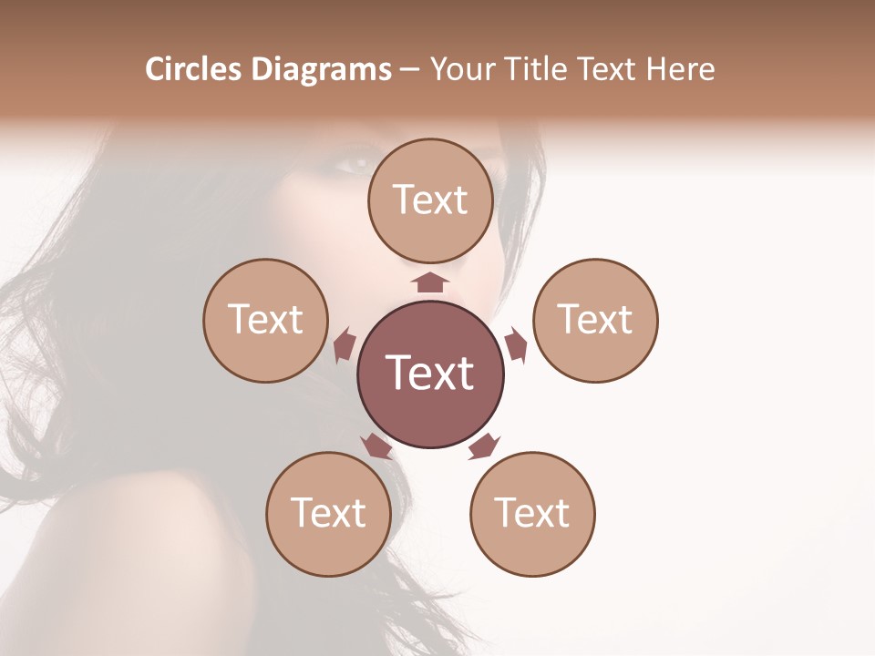 Glamour Temptation Haircare PowerPoint Template