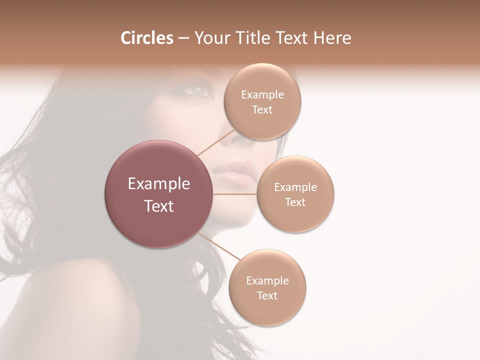 Glamour Temptation Haircare PowerPoint Template