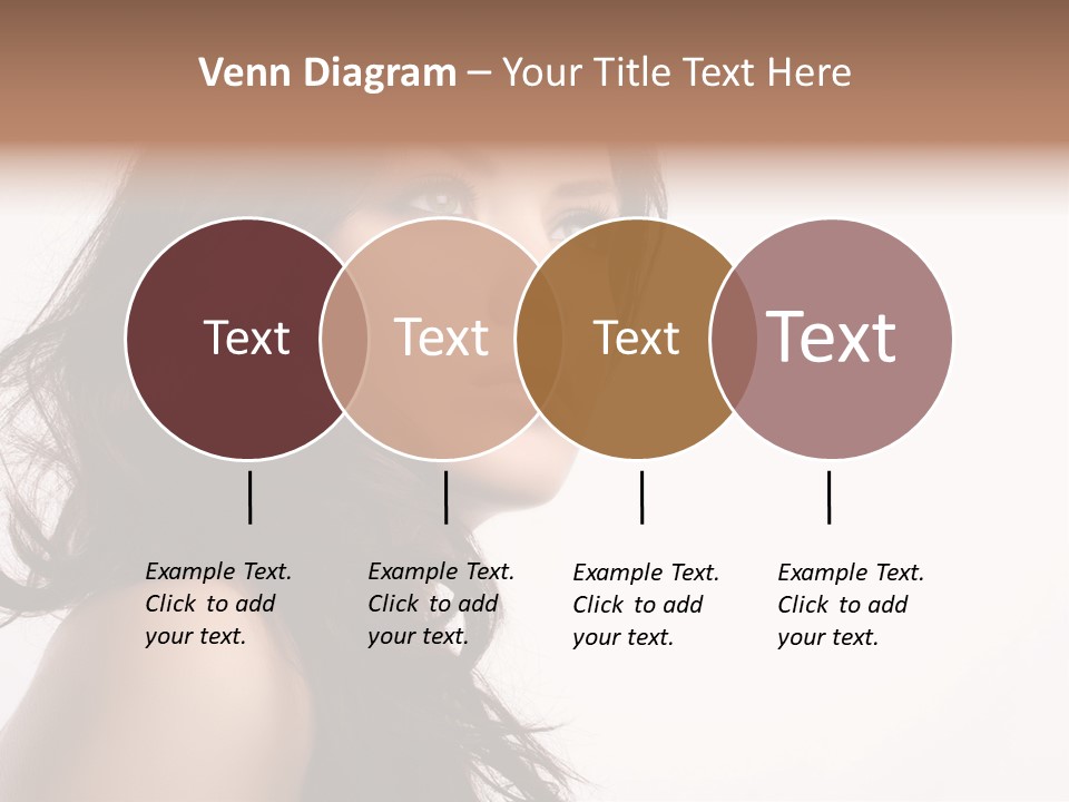 Glamour Temptation Haircare PowerPoint Template
