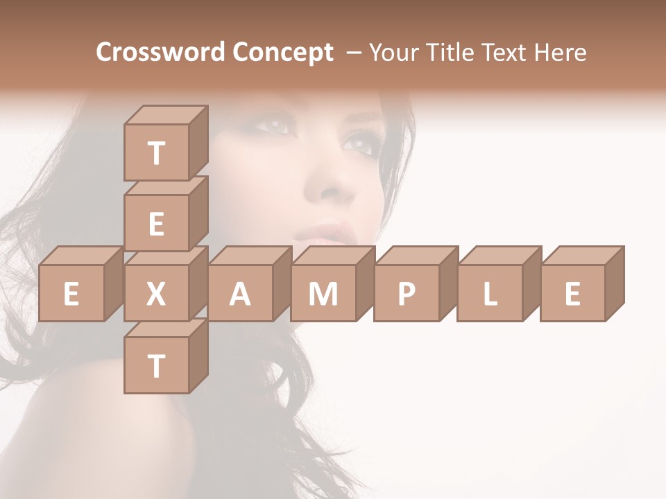 Glamour Temptation Haircare PowerPoint Template