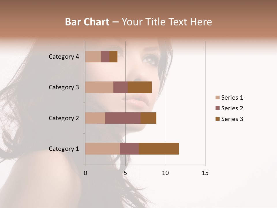 Glamour Temptation Haircare PowerPoint Template