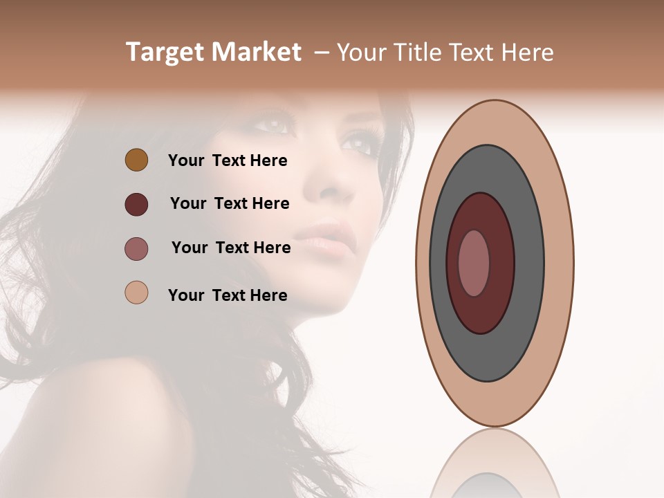 Glamour Temptation Haircare PowerPoint Template