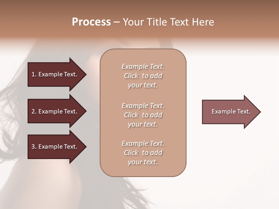 Glamour Temptation Haircare PowerPoint Template