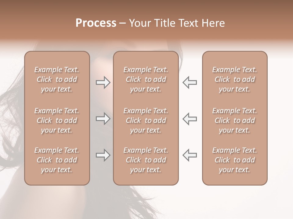 Glamour Temptation Haircare PowerPoint Template