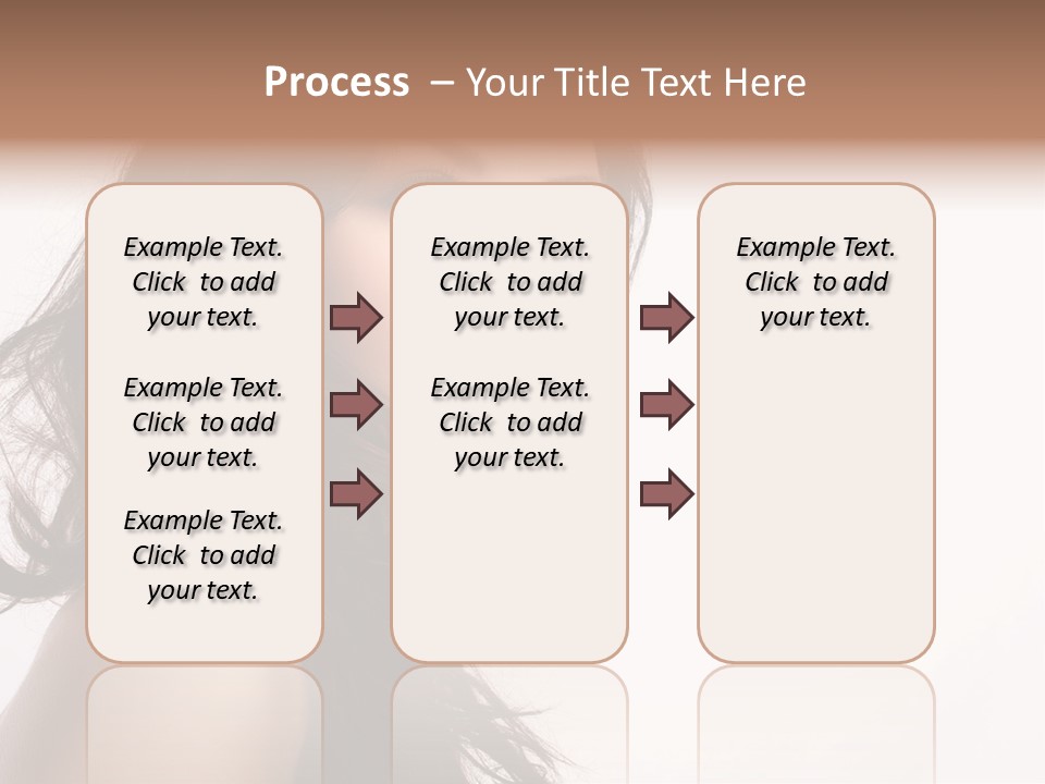Glamour Temptation Haircare PowerPoint Template