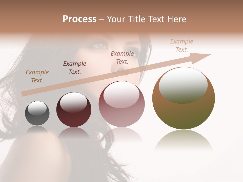 Glamour Temptation Haircare PowerPoint Template