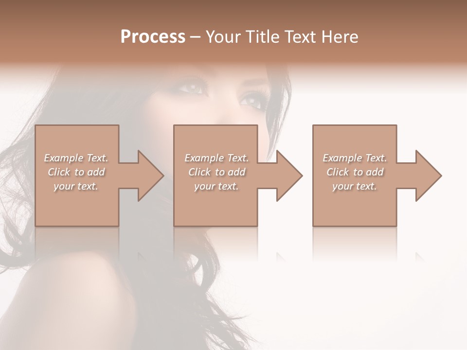 Glamour Temptation Haircare PowerPoint Template