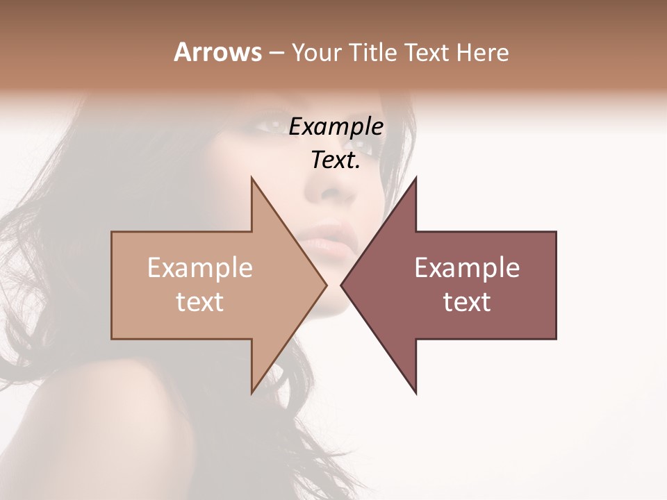 Glamour Temptation Haircare PowerPoint Template