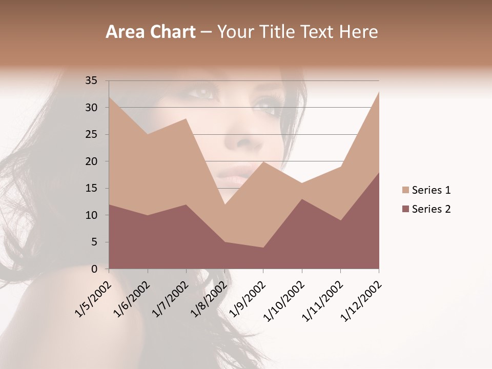 Glamour Temptation Haircare PowerPoint Template