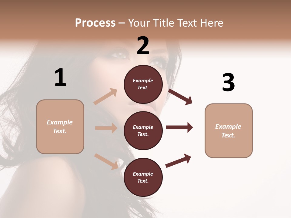 Glamour Temptation Haircare PowerPoint Template