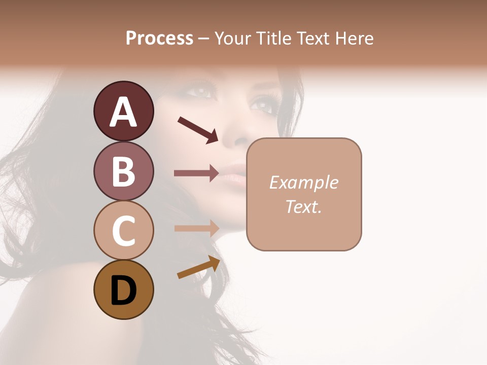 Glamour Temptation Haircare PowerPoint Template