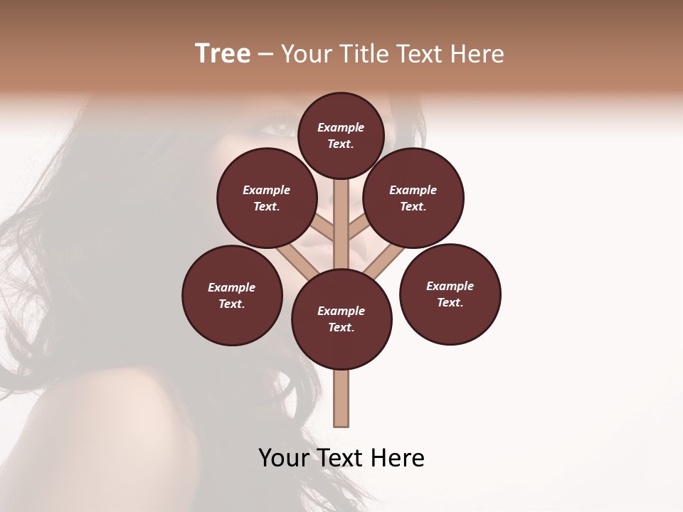 Glamour Temptation Haircare PowerPoint Template