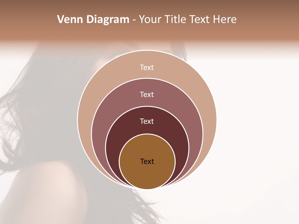 Glamour Temptation Haircare PowerPoint Template